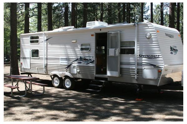 The 29 foot Springdale BH Travel Trailer