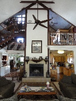 Living Room at Book Nook Inn bed and breakfast