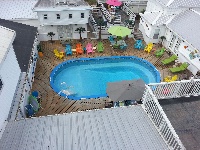 Pool at Book Nook Inn bed and breakfast Lumberton, tx ourside of Beaumont, TX