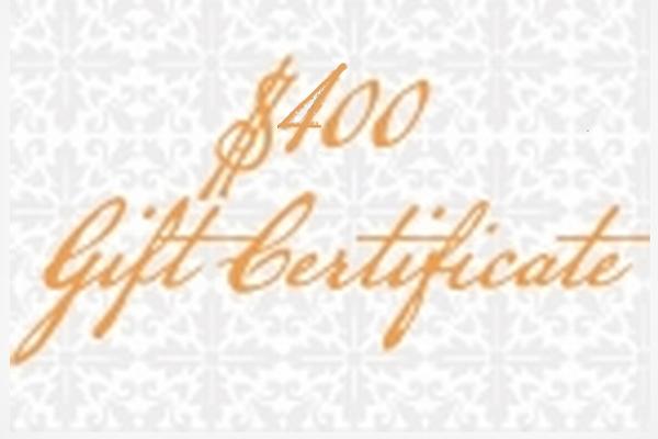 $400.00 Gift Certificate