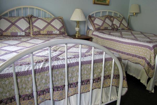 Two double beds downstairs