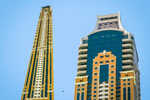 Elite Residence tower, Iconic tower in Dubai Marina