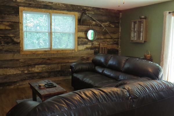 Living Room at Pine Ridge Home