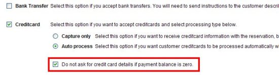 No payment if balance is zero
