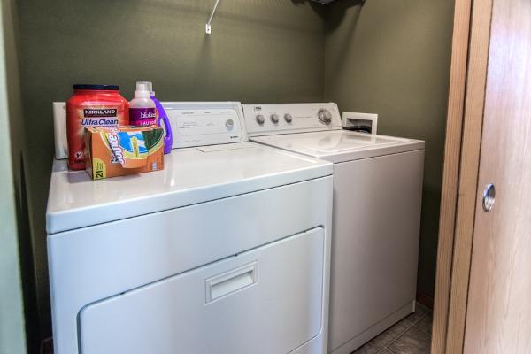 In unit washer and dryer to take care of all your laundry needs on vacation