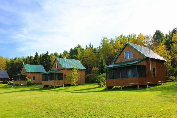 We offer three private cabins at the Chesuncook Lake House