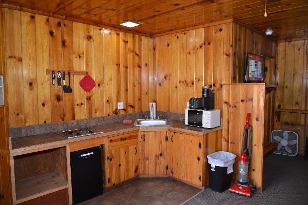 Trail bunk kitchenette