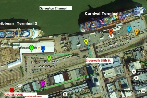 Overview of Cruise Terminals at Pier 25 and Pier 28