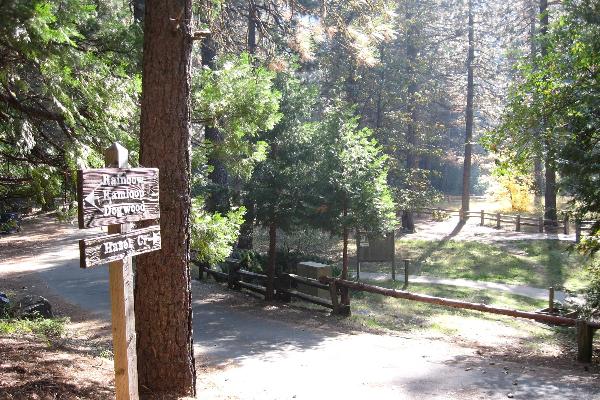 Enterance to Hazel Meadow Campground and Day Use Area