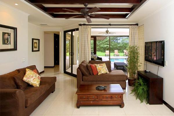 Luxury Vacation Home in Reserva Conchal - Downstairs Living Area