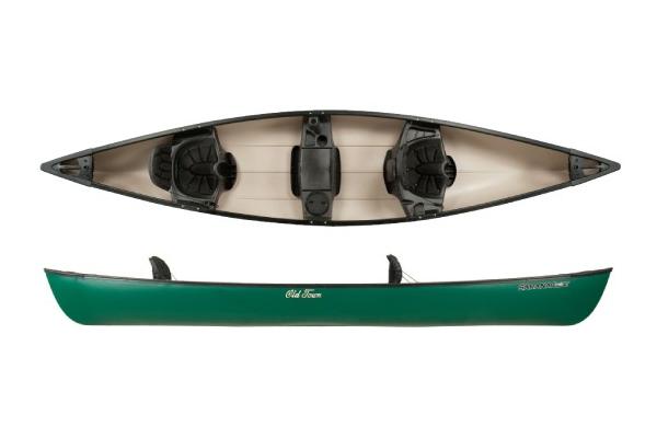 Canoes seats up to 3 people and supports combined weight of up to 700 lbs