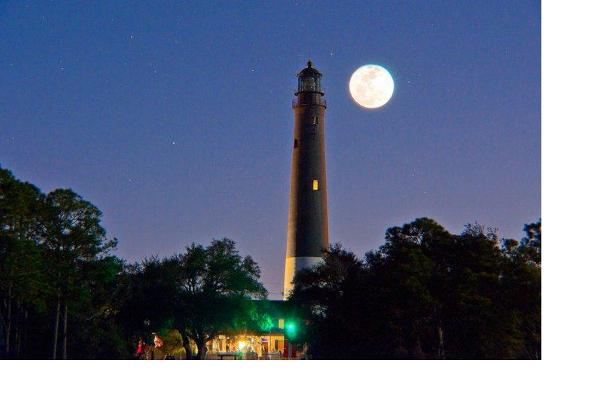 Full Moon at Pensacola Lighthouse