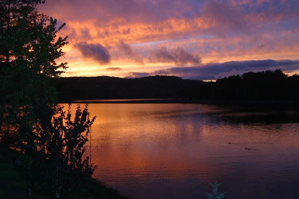 Sunset on Lake Glenville