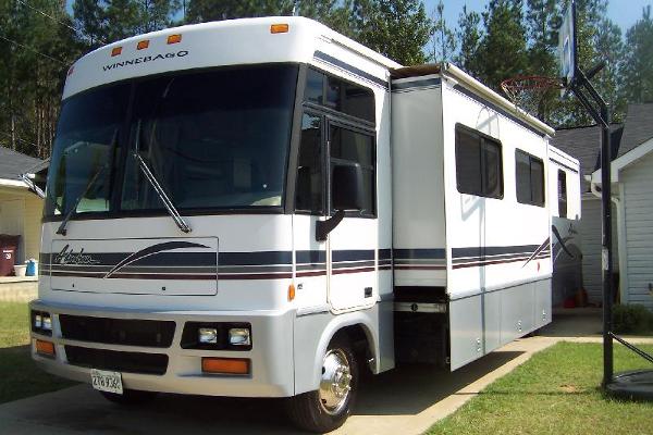 38' Class A Gas Motorhome with super slide-out