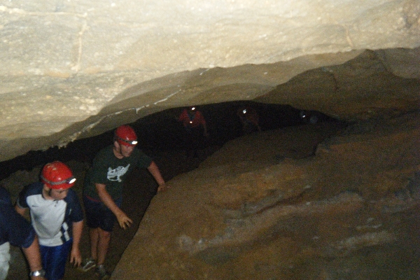 Caving Manitou Cave