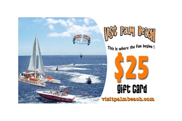 $25 Visit Palm Beach Gift Card
