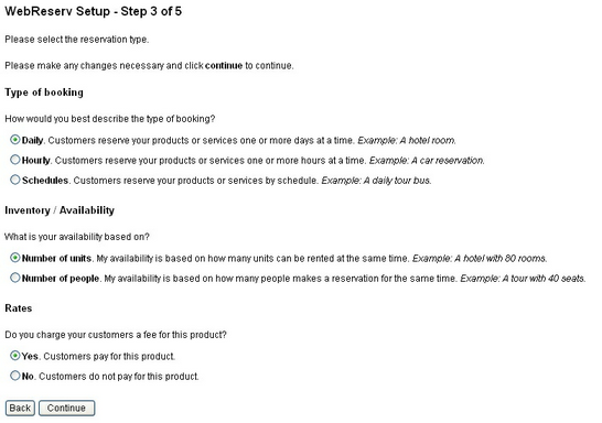 Step 3 - General Booking Rules